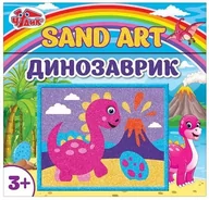 Zabawki kreatywne - Piaskowe Obrazki. Dinozaur wer.ukraińska - Ranok-Creative - miniaturka - grafika 1