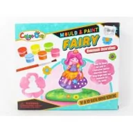 Figurki dla dzieci - Nieprzypisany Figurka do malowania 27x23cm wróżka ICOM113 - miniaturka - grafika 1