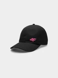 4F, Czapka z daszkiem Snapback dziewczęca, 4FJSS23ACABF103-21S, Czarny - Czapki damskie - miniaturka - grafika 1