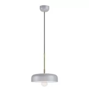 Lampy sufitowe - Markslojd Lampa wisząca Caen 107924 szara minimalistyczna oprawa sufitowa 107924 - miniaturka - grafika 1
