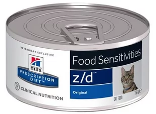 Hills PD Prescription Diet Feline z/d Food Sensitivities 12x156g puszka 20580-uniw - Mokra karma dla kotów - miniaturka - grafika 1