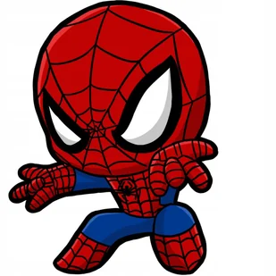Naklejka Uv Wypukła Ozdobna DTF UV Aplikacja Mały Spider Man - Naklejki na ścianę - miniaturka - grafika 1