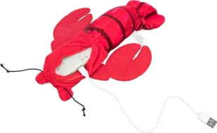 Trixie Zabawka Wriggle shrimp, zabawka, dla kota, czerwona, 23 cm, z kocimiętką - Zabawki dla kotów - miniaturka - grafika 1