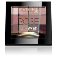 Cienie do powiek - Eveline All In One, paleta cieni do powiek 02 Rose, 12 g - miniaturka - grafika 1