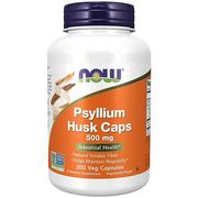 Witaminy i minerały dla sportowców - Now Foods NOW Psyllium Husk Caps 500mg 200vegcaps - miniaturka - grafika 1