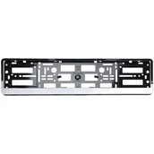 Akcesoria motoryzacyjne - Ramka Tablicy Chrom Rejestracja Zawiasowa Euroclip - miniaturka - grafika 1