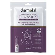 Kremy i maski do rąk - Dermokil Peeling Hand Mask peelingująca maska do dłoni Clay&Hemp Oil 35ml - miniaturka - grafika 1