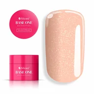 Żele do paznokci - Żel Budujący do Paznokci UV Base One Shimmer Blush Cream 100 g - miniaturka - grafika 1
