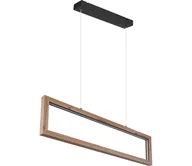 Lampy sufitowe - Globo 67287H - Lampa wisząca LED na lince MANDERA LED/24W/230V brązowa - miniaturka - grafika 1