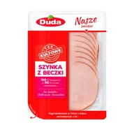 Pasztet i przetwory mięsne - Szynka Z Beczki Plastry 100 G Duda - miniaturka - grafika 1