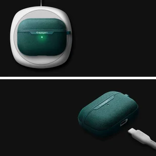 Etui obudowa pokrowiec Spigen Urban Fit case do Apple AirPods Pro Midnight Green - Akcesoria do słuchawek - miniaturka - grafika 12