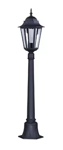 Kaja Stojąca LAMPA zewnętrzna LOZANA K-6006A metalowa OPRAWA ogrodowa IP44 outdoor czarny K-6006A czarny - Lampy ogrodowe - miniaturka - grafika 1