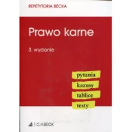 Prawo - Prawo karne. Pytania. Kazusy. Tablice. Testy - miniaturka - grafika 1