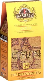 Basilur Herbata czarna cejlońska liść Basilur Gold 100g - Herbata - miniaturka - grafika 1