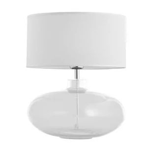 Argon Lampa stołowa SEKWANA 3051 1pł Chrom przezroczysty biały - Lampy stojące - miniaturka - grafika 1