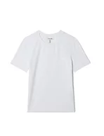 Koszulki i topy damskie - Lacoste Koszulka damska Slim Fit, biały, 34 - miniaturka - grafika 1