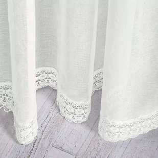 Firana 300 x 270 Dekoracyjna Celia Taśma Biały - Firany - miniaturka - grafika 4