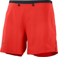 Spodnie sportowe damskie - Salomon Spodenki Sense 5" M Goji Berry / Black C16139 - miniaturka - grafika 1