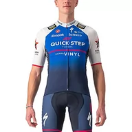 Bluzy męskie - CASTELLI 4232180-424 COMPETIZIONE Jersey bluza męska Belgów niebieski/biały 2XL, Belgijski, niebieski/biały, XXL - miniaturka - grafika 1