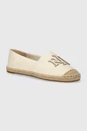 Espadryle damskie - Lauren Ralph Lauren espadryle Cameryn kolor beżowy 802920405006 - miniaturka - grafika 1