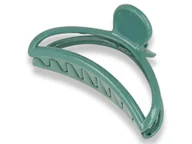 Ozdoby do włosów - Orientana, Klamra spinka do włosów podwójna zielona flex - miniaturka - grafika 1