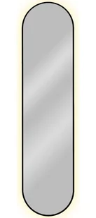 Czarne Industrialne Lustro Led 155X40 Cm F1-W73 - Lustra Czarne Industrialne Lustro Led 155X40 Cm F1-W73 - Lustra - miniaturka - grafika 1