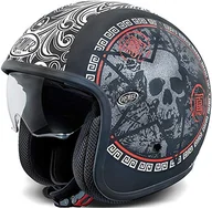 Kaski motocyklowe - PREMIER HELMET VINTAGE SK 9 BM, czarny / biały / czerwony, XL - miniaturka - grafika 1