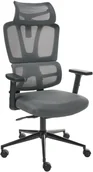 Fotele i krzesła biurowe - BELIANI Fotel biurowy OMEGA Ciemnoszary - miniaturka - grafika 1