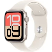 Smartwatch - Apple Watch SE 3-gen GPS 44mm aluminium księżycowa poświata M/L Beżowy - miniaturka - grafika 1