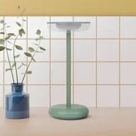 Lampy ogrodowe - Näve Lampa tarasowa LED Pasi, miętowa Wysokość 26 cm Metal Touch - miniaturka - grafika 1