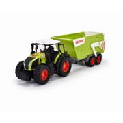 Samochody i pojazdy dla dzieci - DICKIE Farm Traktor CLAAS z przyczepą 64 cm 373-9004 - miniaturka - grafika 1