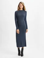 Sukienki - Noisy May Damska sukienka z dzianiny - NMVillage Kobiety szary jednolity, S - miniaturka - grafika 1