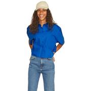 Koszule damskie - JJXX damska koszula z krótkim rękawem JXMolly popelina, Blue Iolite, M - miniaturka - grafika 1
