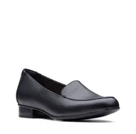 Półbuty damskie - Clarks Juliet Lora E [Black Leather] - Rozmiar 40 - miniaturka - grafika 1