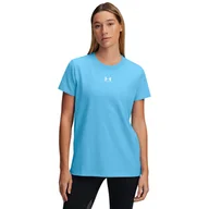 Koszulki i topy damskie - Damska Koszulka z krótkim rękawem UNDER ARMOUR UA RIVAL CORE SS 1383648-453 – Niebieski - miniaturka - grafika 1