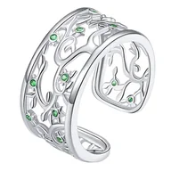 Pierścionki - Pierścionek Srebrny - PIERŚCIONEK DRZEWO ŻYCIA - miniaturka - grafika 1