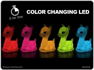 Lampka Nocna Dla Dzieci Jelone - Lampy stojące - miniaturka - grafika 1