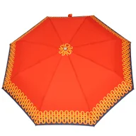 Parasole - Parasol damski automatyczny wzór Lolki na czerwonym Wiatroodporny - miniaturka - grafika 1