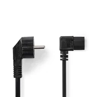 Kable komputerowe i do monitorów - Nedis CEGL10020BK20 kabel zasilające Czarny 2 m Wtyczka zasilająca typu F IEC 320 - miniaturka - grafika 1