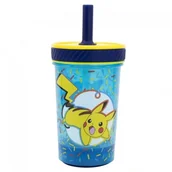 Kubki dla dzieci - Pokemon Pikachu Bidon Kubek Niekapek Antypoślizgowy Nie Przewraca Się 370Ml - miniaturka - grafika 1