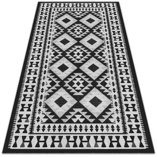 Modny winylowy dywan wewnętrzny Retro wzór 150x225 cm - Dywany - miniaturka - grafika 1
