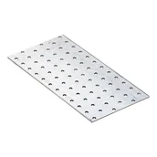 Inne mocowania - PP19 PŁYTKA PERFOROWANA ŁĄCZNIK PŁASKI 120x240 OCYNK - miniaturka - grafika 1