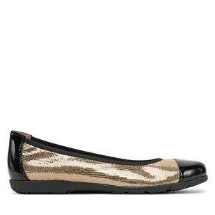 Baleriny Caprice 9-22152-42 Złoty - Baleriny - miniaturka - grafika 1