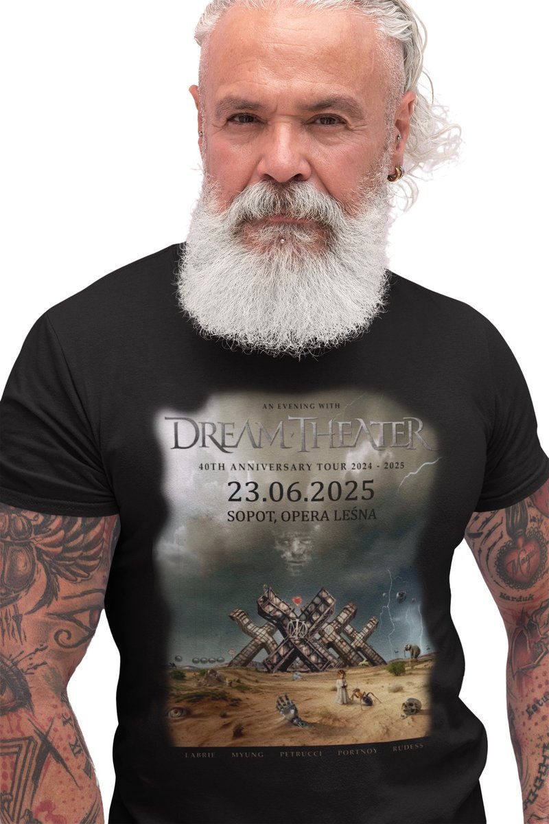 DREAM THEATER T-Shirt Koszulka Męska KONCERT TOUR 2025 metal M