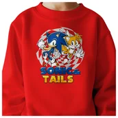 Bluzy dla dziewczynek - BLUZA DZIECIĘCA SONIC 122-128 DLA DZIEWCZYNKI CHŁOPCA - miniaturka - grafika 1