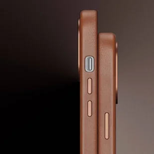 Dux Ducis Naples etui iPhone 14 Plus magnetyczny skórzany pokrowiec MagSafe brązowe - Etui i futerały do telefonów - miniaturka - grafika 6