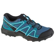 Buty dla dziewczynek - Buty Salomon Speedcross Jr 471238 niebieskie - miniaturka - grafika 1