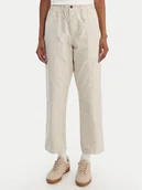 Spodnie damskie - Quiksilver Spodnie materiałowe Triple Crown EQWNP03060 Beżowy Regular Fit - miniaturka - grafika 1