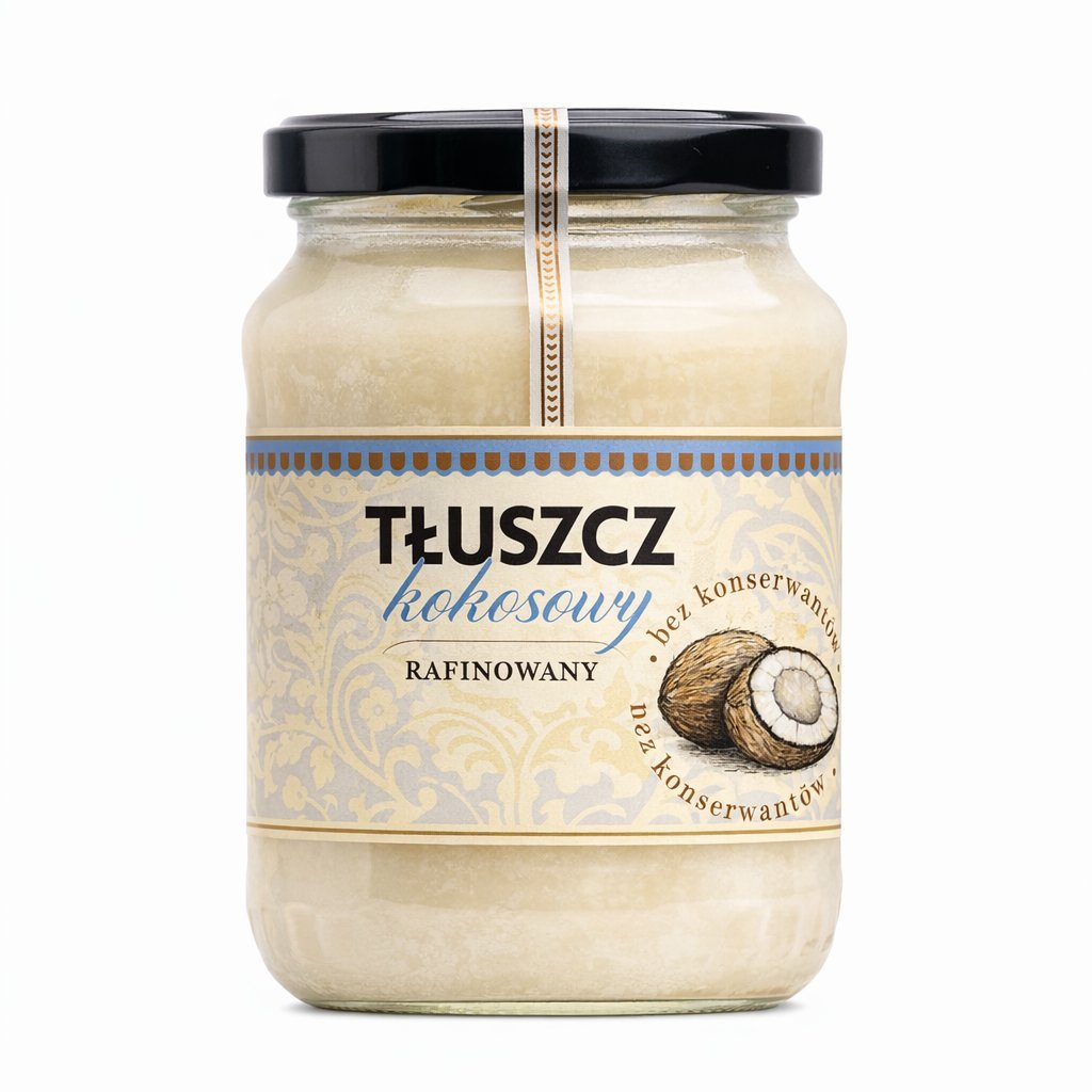 Tłuszcz kokosowy rafinowany 720 ml - Schronisko Bukowina