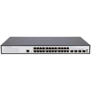 EXTRALINK HYPNOS PRO, FULL GIGABIT MANAGED L3 POE SWITCH 24 PORTS 10/100/1000M TX WITH POE, CONSOLE PORT, 4X 10G SFP+, 450W - Akcesoria do monitoringu - miniaturka - grafika 1